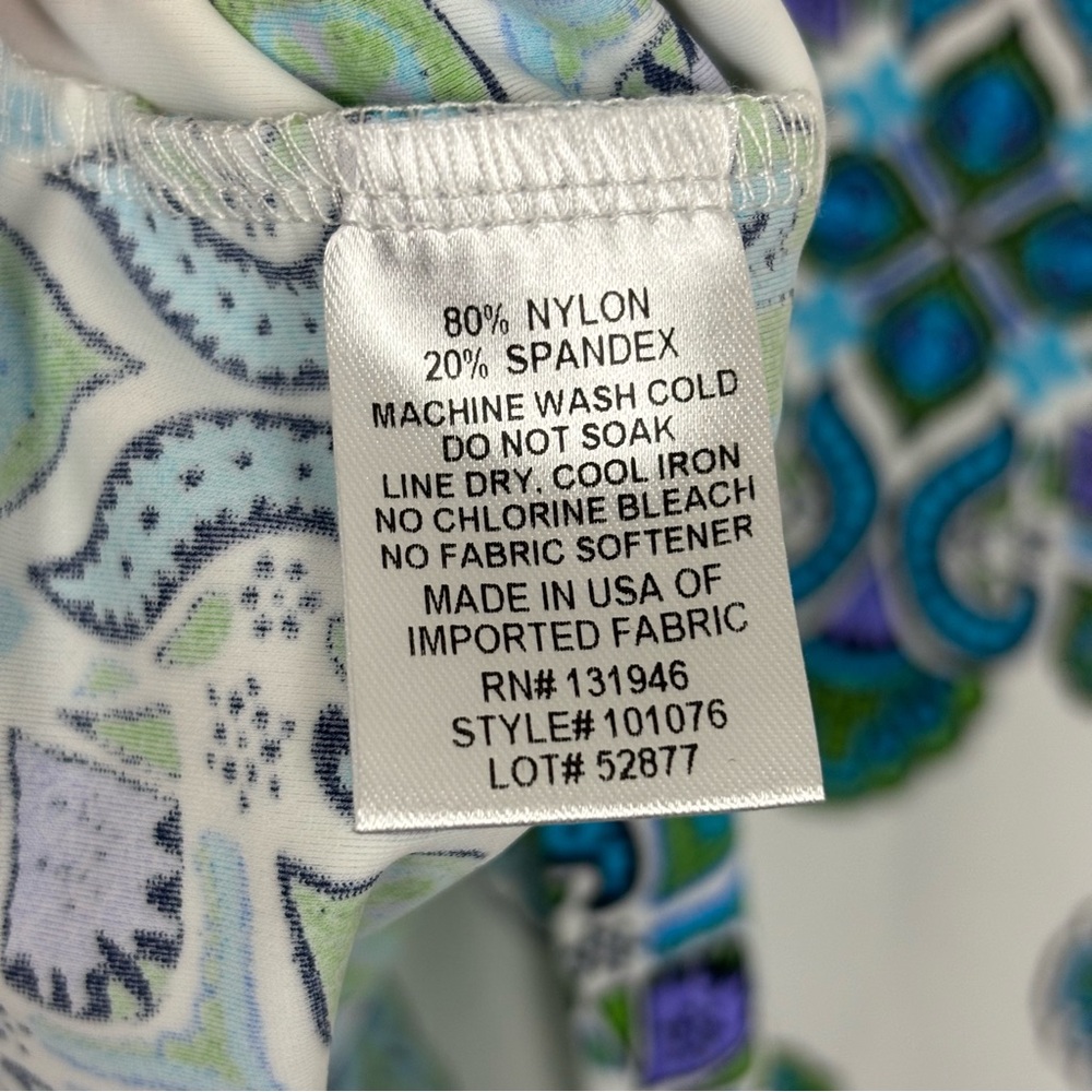 Judy Connally Nadine Dress Medallion Multi Print Size Large - Picture 5 of 6
